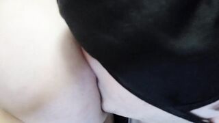 LOOK AT THIS CUTE ASIAN NIPPLE! Playing with nipples and sucking boobs