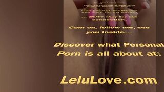 Creampie closeup mixed with behind the porn scenes daily real life peeks of babe's actual life & adventures - Lelu Love