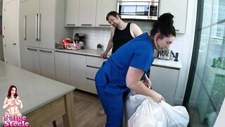 Hotel Housekeeper Creeped On And Hard Fucked