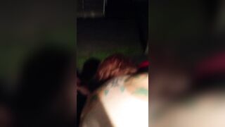 Sut Wife Bent Over Outside and Fucked in Public For All To See