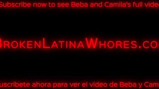 Brutal Double Date For Beautiful Latina Whores Beba And Camila