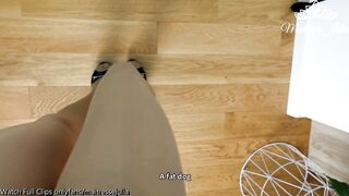 POV JOI - The Only Thing You're Allowed To Do - Jerking Off and Being At My Nylon Feet - Mistress Julia