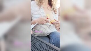 I Pull My Tits Out at a Crowded Restaurant Like an Exhibitionist Slut