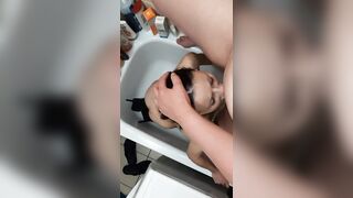 I piss and cum in my girlfriend's mouth in heels - Lesbian_illusion