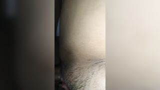 wife gets pussy eaten and ass rimmed by black stranger before rough doggy style