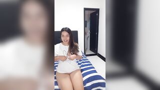 My stepsister asks me to record her masturbating.