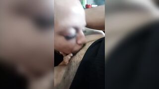 A Mouthful Of Cum And Facial For Proud Little Slut!