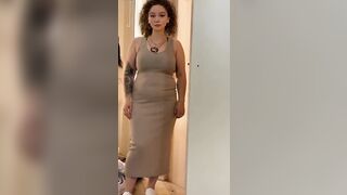 Mega sick, step mom getting pregnant in the changing room fucking with step son