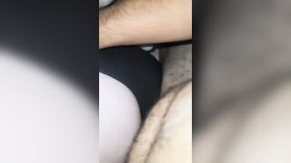 Horny latino sneaks into his step sisters room to wake her up with dick while parents are next door.