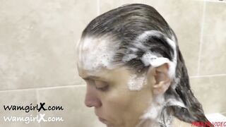 Hair Washing in the bath