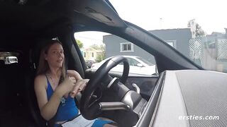 Ersties - Star Masturbates In Her Car