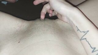 POV my horny pussy masturbating a skinny teen