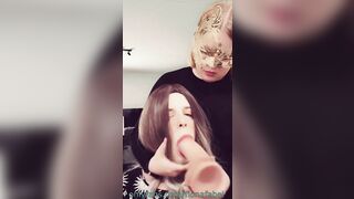 Mistress Fiona and Her cute sissy slave (phone footage)