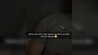 Teacher wants to cheat with Guy in Classroom Snapchat German