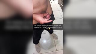 Girlfriend confesses cheating on snapchat and gets horny excited to see her being fucked