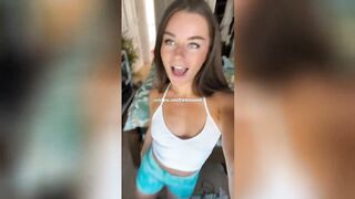 Buttfucked teenie showing her gaping asshole