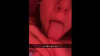 licking my tits