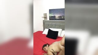 Homemade hard sex with a virgin Latina in her room