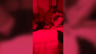 BBC cock ride on squeaky bed