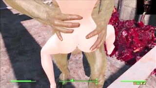 Amazon Jumps on Big Dick Mutant Then Multiple Orgasm Fast Rough Hard|Fallout 4 Sex Mods