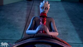 Liara worships Shadow Brokers monster cock for info Mass Effect
