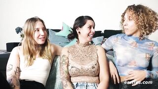 Ersties - Lustvoller lesbischer Dreier mit Claire, July und Zoe B