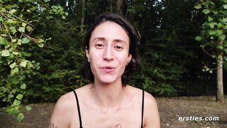 Ersties - Rachel Loves To Masturbate With Flowers Outdoor