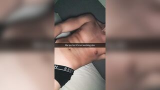 I seduce my ex to fuck me again on Snapchat