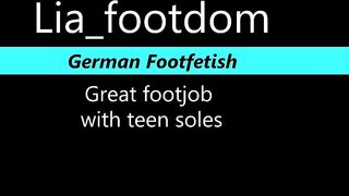 Lia_footdom - Great footjob with dirty teen soles