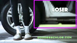 JOI Shoe Removal Sock Gas Station Goddess Chloe Love