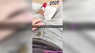 Cheating Cheerleader has sexting with classmate for homework and gets fucked on SnapChat