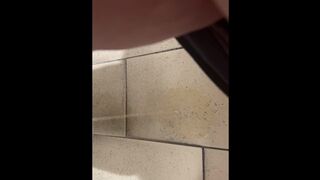 Peeing on floor