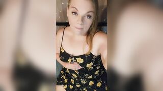 Getting my fat pussy fucked with rabbit vibrator sex toy POV
