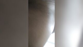 cheating wife big ass creampied in doggy style by black friend and he eats his own cum