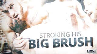 Stroking His Big Brush / MEN / William Seed, Benjamin Blue