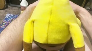Freakachu- Pokémon Cosplay: bound, gagged, and throat fucked