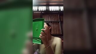 Chinese girl alone at home 39