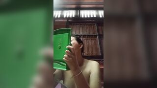 Chinese girl alone at home 39