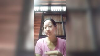 Chinese girl alone at home 42